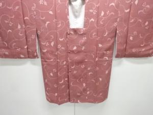 未使用品　花唐草模様道行コート